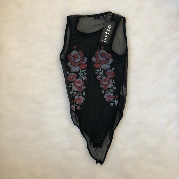 Sheer rose bodysuit - Picture 1 of 1